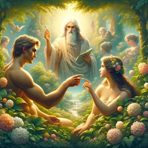 27. Ja Jumal lõi inimese oma kuju järgi, Jumala kuju järgi lõi ta ta, mehe ja naise lõi ta.