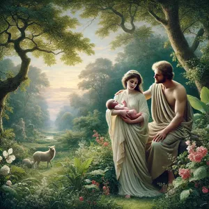 1. Ja Aadam sai ühte oma naise Eevaga ning naine jäi lapseootele ja tõi ilmale Kaini ning ütles: „Ma olen saanud mehe Issanda abiga.”