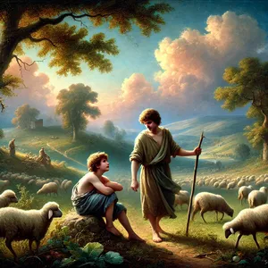 2. Ta tõi ilmale ka tema venna Aabeli. Ja Aabelist sai lambakarjane, aga Kainist sai maaharija.