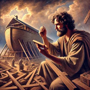 16. Tee laevale valgmik ja lõpeta see küünra kõrguselt ülespoole; laeva uks aseta selle küljele; tee sinna alumine, teine ja kolmas korrus.