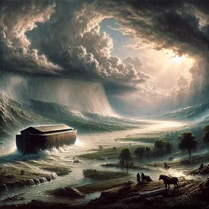 10. Seitse päeva pärast tuli maa peale veeuputus.