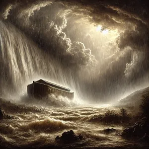 12. Ja vihma sadas maa peale nelikümmend päeva ja nelikümmend ööd.