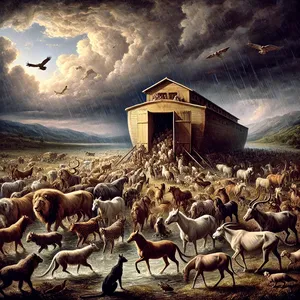 14. nemad ja kõik metsloomad, igaüks oma liigi järgi, kõik kariloomad, igaüks oma liigi järgi, kõik loomad, kes maa peal roomavad, igaüks oma liigi järgi, ja kõik tiivulised linnud, igaüks oma liigi järgi.