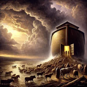 16. Need, kes tulid, olid isane ja emane kõigest lojust, nagu Jumal oli Noale käskinud. Ja Issand sulges ta sisse.