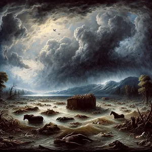 21. Siis hukkus kõik liha, mis maa peal liigub: linnud, kariloomad, metsloomad, kõik, mis maa peal kubiseb, ja kõik inimesed.