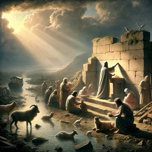 20. Ja Noa ehitas Issandale altari, võttis kõigist puhtast kariloomadest ja kõigist puhtast linnust ja ohverdas põletusohvreid altaril.